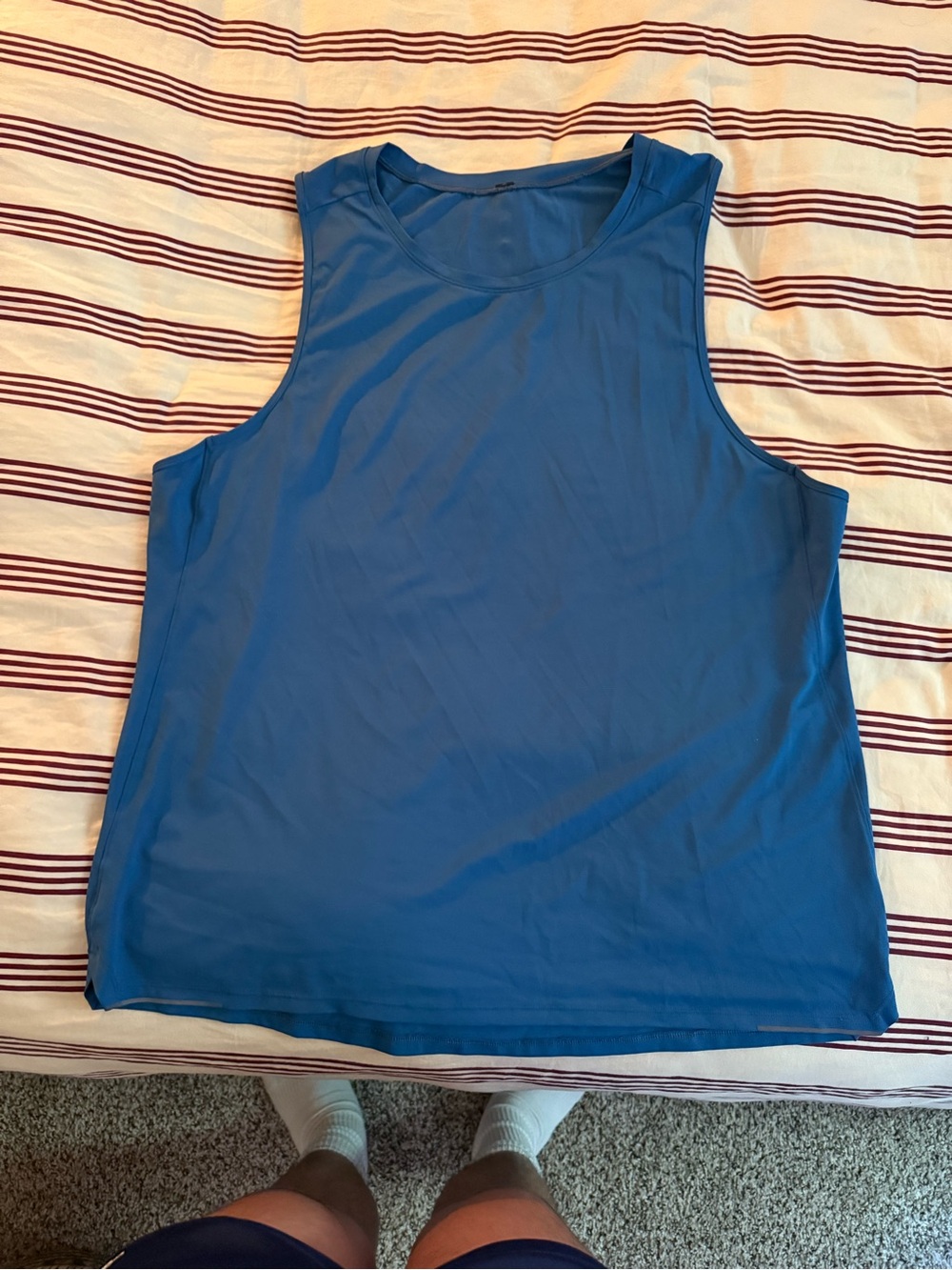 lululemon athletica Men's Athletic Tank Top in Royal Blue